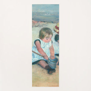 Tapis De Yoga Mary Cassatt - Enfants jouant sur la plage