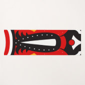 Tapis De Yoga masque de teigne (Devant (Horizontal))