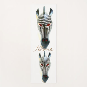 Tapis De Yoga Masque zébrée africain Thunder_Cove