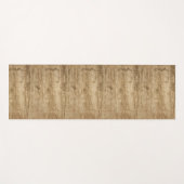 Tapis De Yoga Mat avec un motif en bois. (Devant (Horizontal))