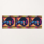 Tapis De Yoga Mat de Yoga cool/Retro (Devant (Horizontal))
