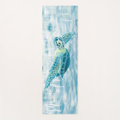 Tapis De Yoga Mat de yoga de tortue de mer - 01bl (Devant)