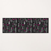 Tapis De Yoga Mat de yoga inspiré (Devant (Horizontal))