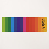 Tapis De Yoga Mat de Yoga joli arc-en-ciel (Devant (Horizontal))