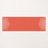 Tapis De Yoga Mat de Yoga Mandala Orange (Devant (Horizontal))