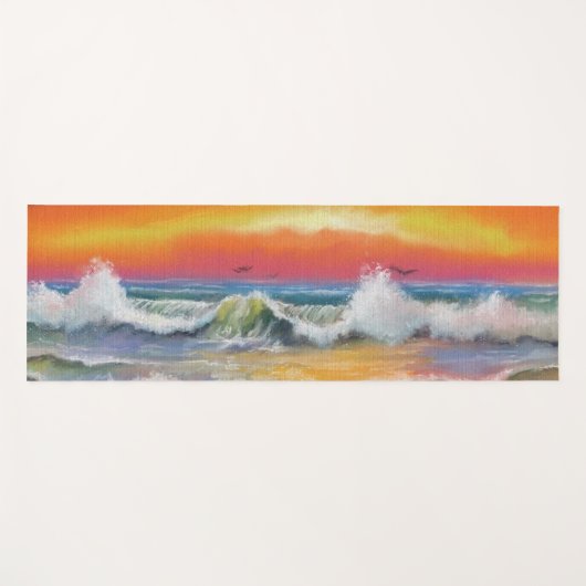 Tapis De Yoga Mat de Yoga Sunset (Devant (Horizontal))