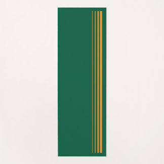 Tapis De Yoga Mat de Yoga vert et orange