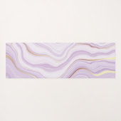 Tapis De Yoga mat de yoga violet marbré (Dos (Horizontal))