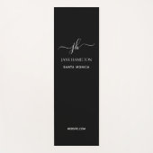 Tapis De Yoga Mat d'exercice Monogramme personnalisé (Devant)