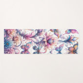 Tapis De Yoga Mat d'exercice pour papillon lunaire (Devant (Horizontal))