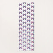 Tapis De Yoga Mat d'exercice Whimsical Floral et Papillon (Dos)