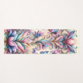 Tapis De Yoga Mat d'exercice Whimsical Floral et Papillon (Devant (Horizontal))