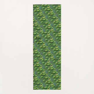 Tapis De Yoga Mat of leaves