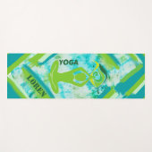 Tapis De Yoga Mat vert de yoga (Devant (Horizontal))