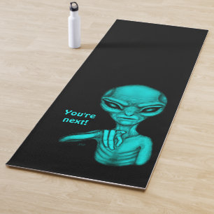 Tapis De Yoga Mauvais Alien, Tu es le prochain !