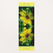 Tapis De Yoga Maximilian Sunflower Personnalisé (Devant)