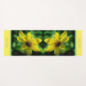 Tapis De Yoga Maximilian Sunflower Personnalisé (Devant (Horizontal))