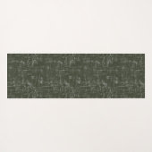 Tapis De Yoga Médaille Saint Benoît avec prière latine (Dos (Horizontal))