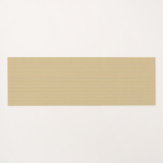 Tapis De Yoga Médaillon d'or Personnalisé Gold Stripe Yoga Mat (Dos (Horizontal))