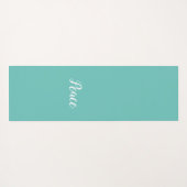 Tapis De Yoga Méditation bleu clair (Dos (Horizontal))