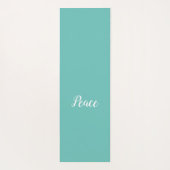 Tapis De Yoga Méditation bleu clair (Dos)