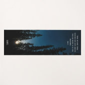 Tapis De Yoga Méditation Bleue Citation Inspiration Ciel de nuit (Devant (Horizontal))