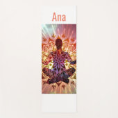 Tapis De Yoga Méditation de Mandala (Devant)