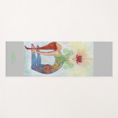 Tapis De Yoga Méditation des filles et chakra (Devant (Horizontal))