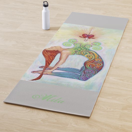 Tapis De Yoga Méditation des filles et chakra (En situation)