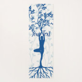 Tapis De Yoga Méditation équilibrée de pose d'arbre (Dos)