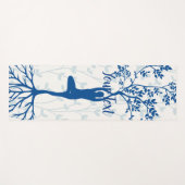 Tapis De Yoga Méditation équilibrée de pose d'arbre (Devant (Horizontal))