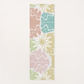 Tapis De Yoga Méditation géométrique Nom Fleur Gratitude Mandala (Devant)