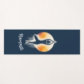 Tapis De Yoga Méditation Yoga Instructeur Arbre Pose Pleine lune (Devant (Horizontal))