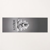 Tapis De Yoga Méditation Yoga Instructeur Reiki Master Low Poly (Devant (Horizontal))