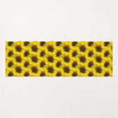 Tapis De Yoga Méditations de tournesol (Devant (Horizontal))
