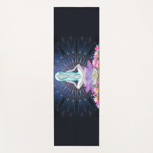 Tapis De Yoga Méditer Lotus (Devant)