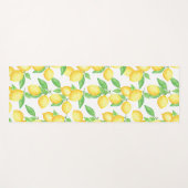 Tapis De Yoga Mediterrenean Citrus Lemon pattern (Devant (Horizontal))