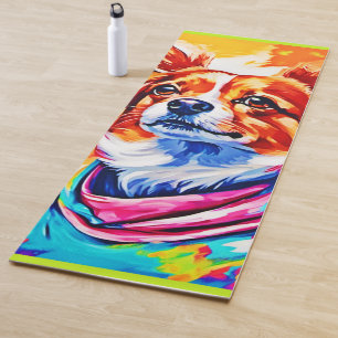 Tapis De Yoga Meilleur art Peinture pour animaux de compagnie de