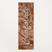 Tapis De Yoga Melted chocolate texture (Devant)