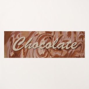 Tapis De Yoga Melted chocolate texture