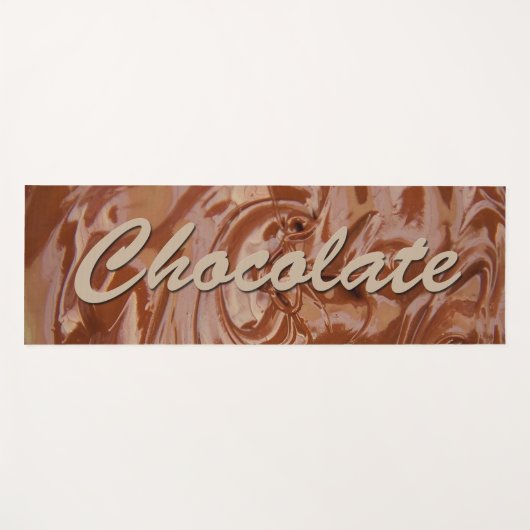Tapis De Yoga Melted chocolate texture (Devant (Horizontal))