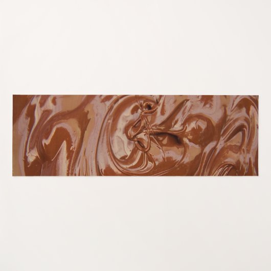 Tapis De Yoga Melted chocolate texture (Devant (Horizontal))