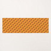 Tapis De Yoga Menacer Jack O'Lantern Halloween (Dos (Horizontal))