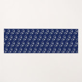 Tapis De Yoga Menottes Patterned Police Blue (Devant (Horizontal))