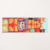 Tapis De Yoga Meow Gift Birthday Tower (Devant (Horizontal))