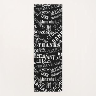 Tapis De Yoga Merci Texte Yoga Mat ou choisir des couleurs
