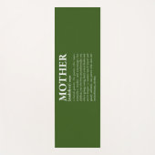 Tapis De Yoga Mère (Devant)