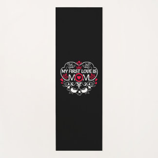 Tapis De Yoga Mère Art Mon Premier Amour Est Maman