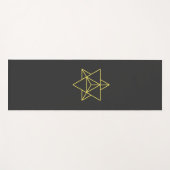 Tapis De Yoga Merkaba Géométrie Sacrée (Devant (Horizontal))