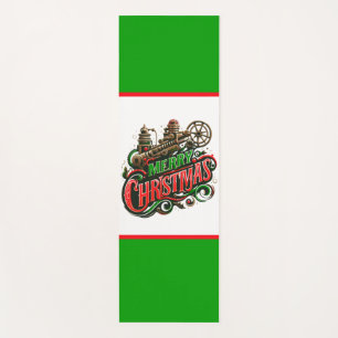 Tapis De Yoga Merry Christmas steampunk